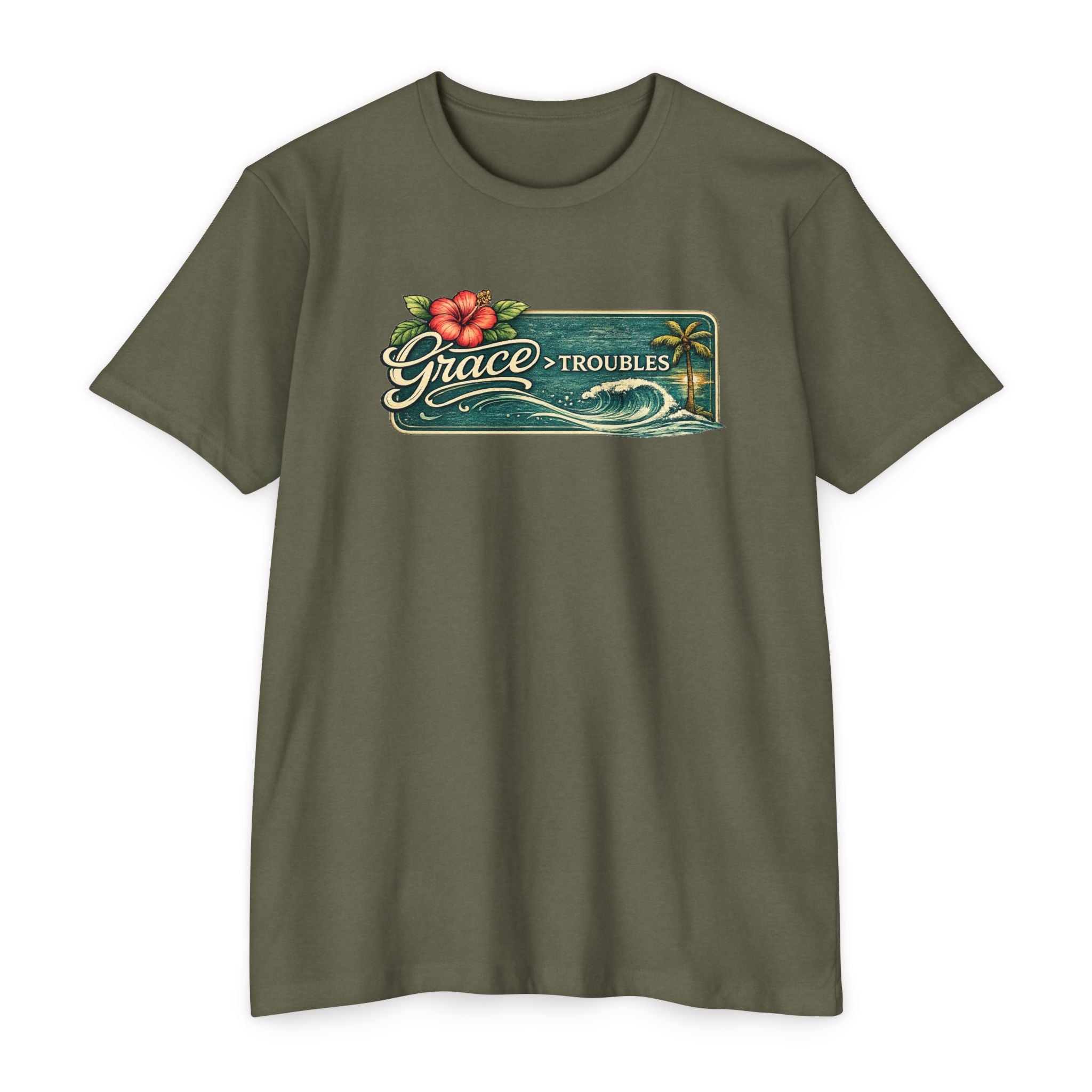 Hawaiian Grace Tee – Unisex apparel from Shine Brighter Grace