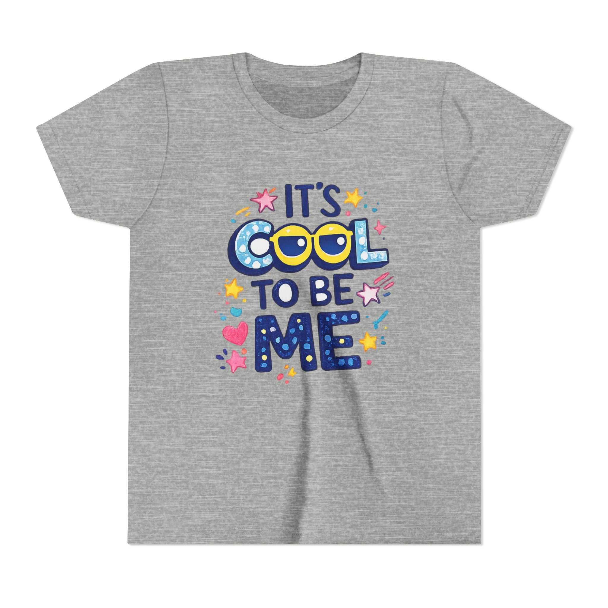 It's Cool To Be Me Youth Tee | Positive Kids Graphic Shirt