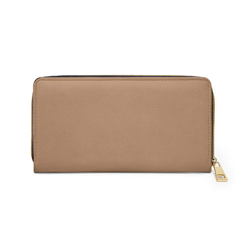 Carry It With Purpose – Faux Leather Zipper Wallet