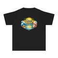 Youth Tee — "Arise & Shine" Tropical Beach Sunset Graphic