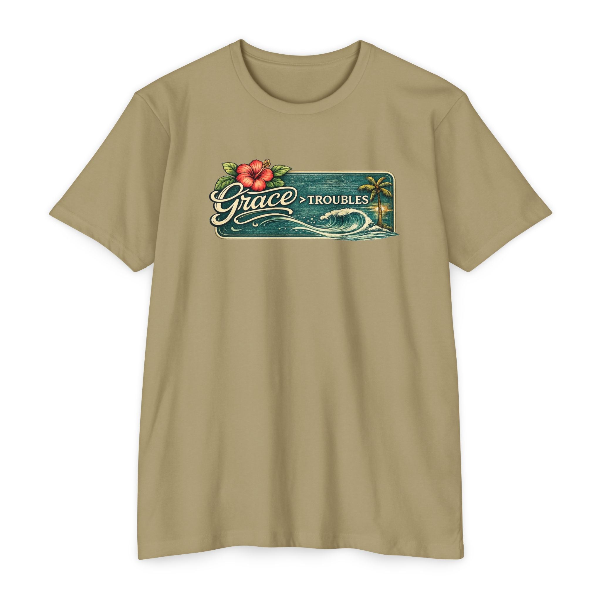 Hawaiian Grace Tee – Unisex CVC
