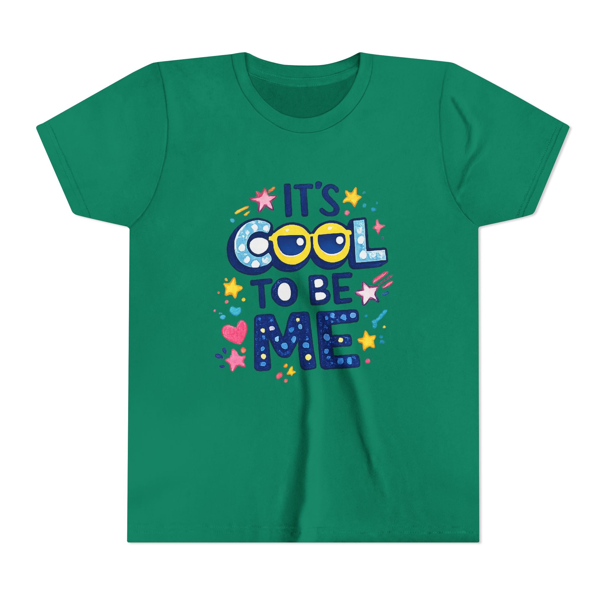 It's Cool To Be Me Youth Tee | Positive Kids Graphic Shirt