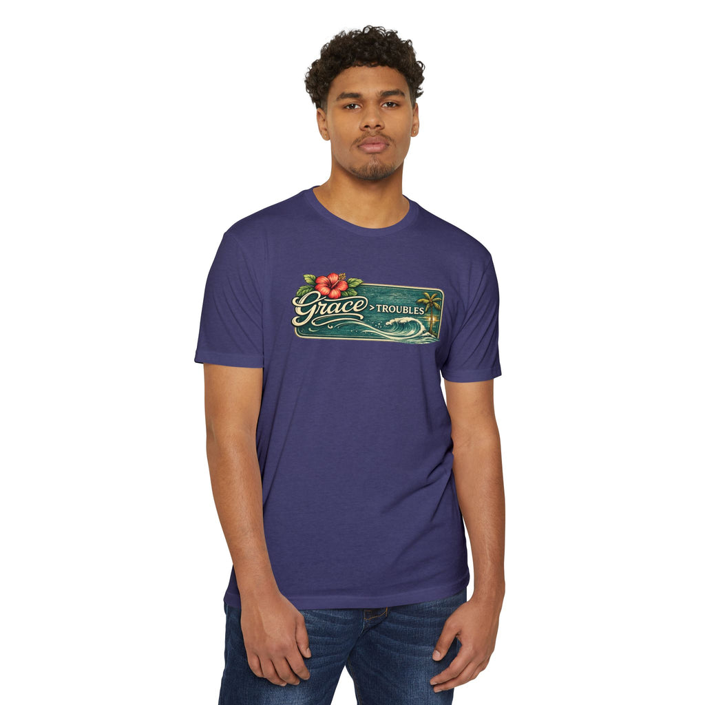 Hawaiian Grace Tee – Unisex CVC