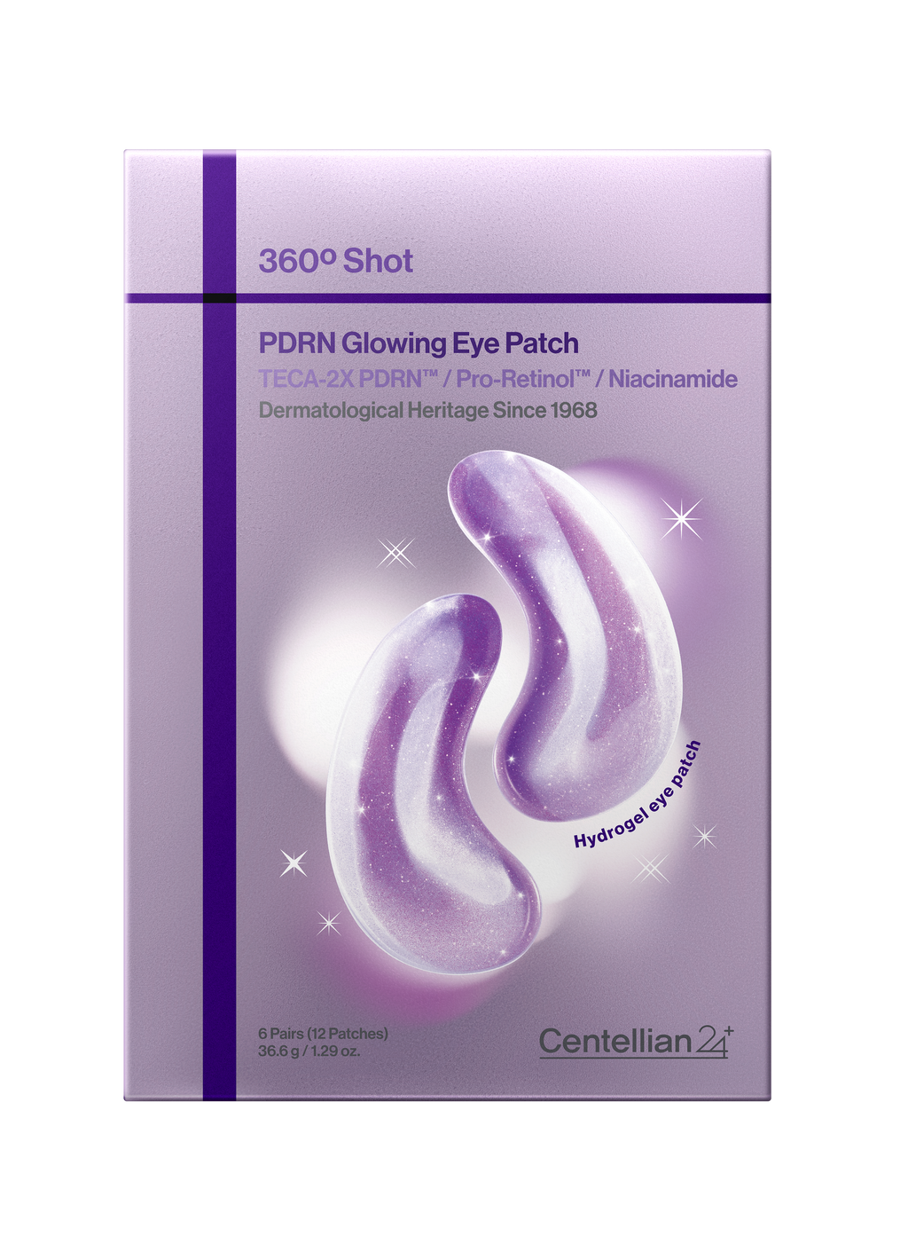 Centellian24 360° Shot PDRN Glowing Eye Patches – 6 Pairs