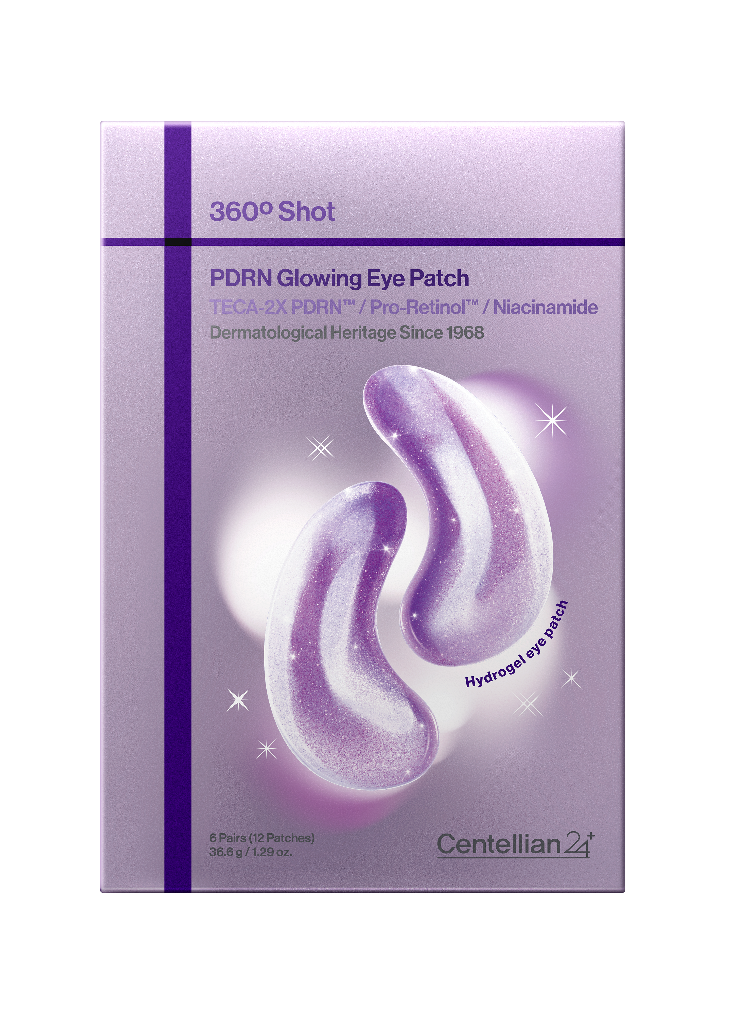 Centellian24 360° Shot PDRN Glowing Eye Patches – 6 Pairs