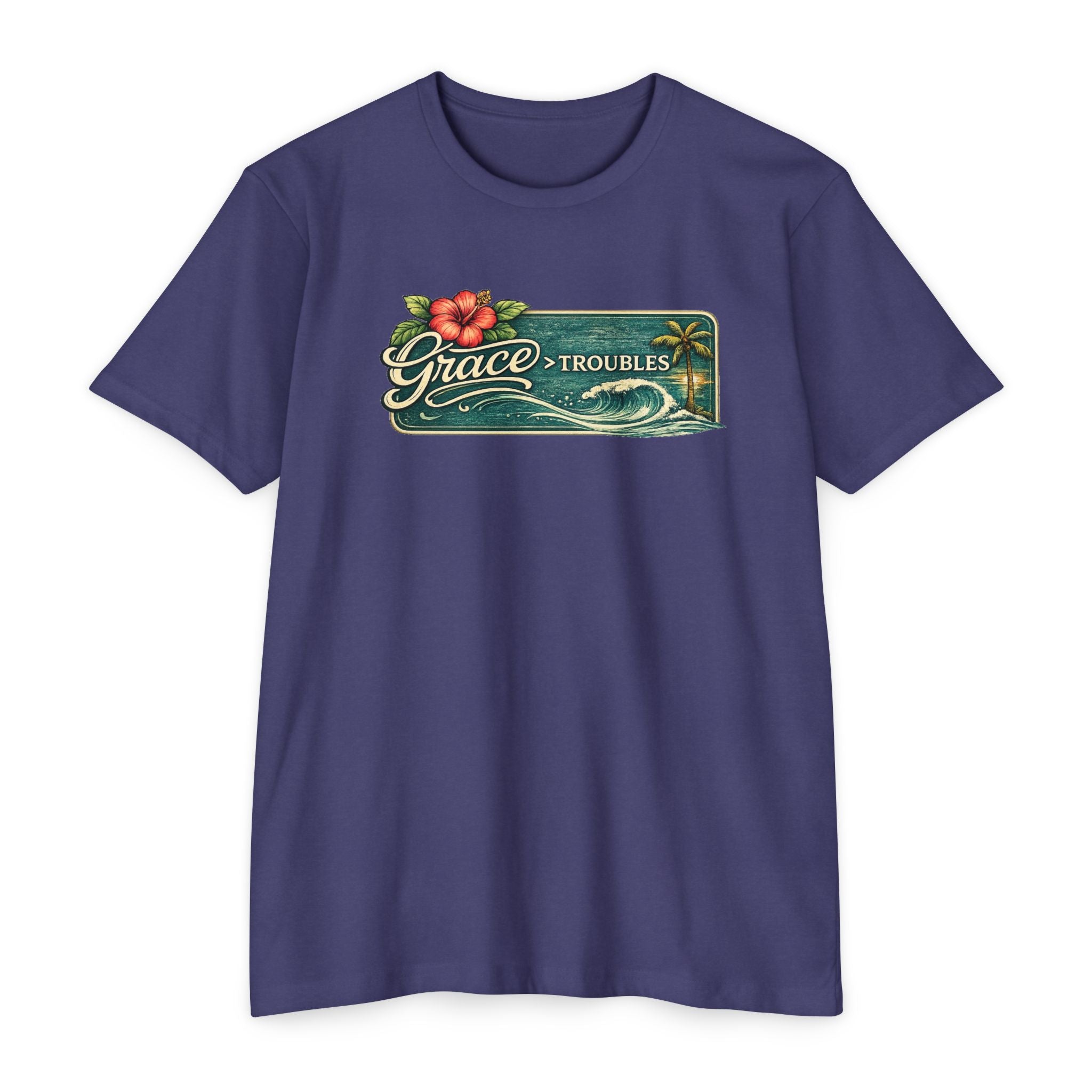 Hawaiian Grace Tee – Unisex CVC