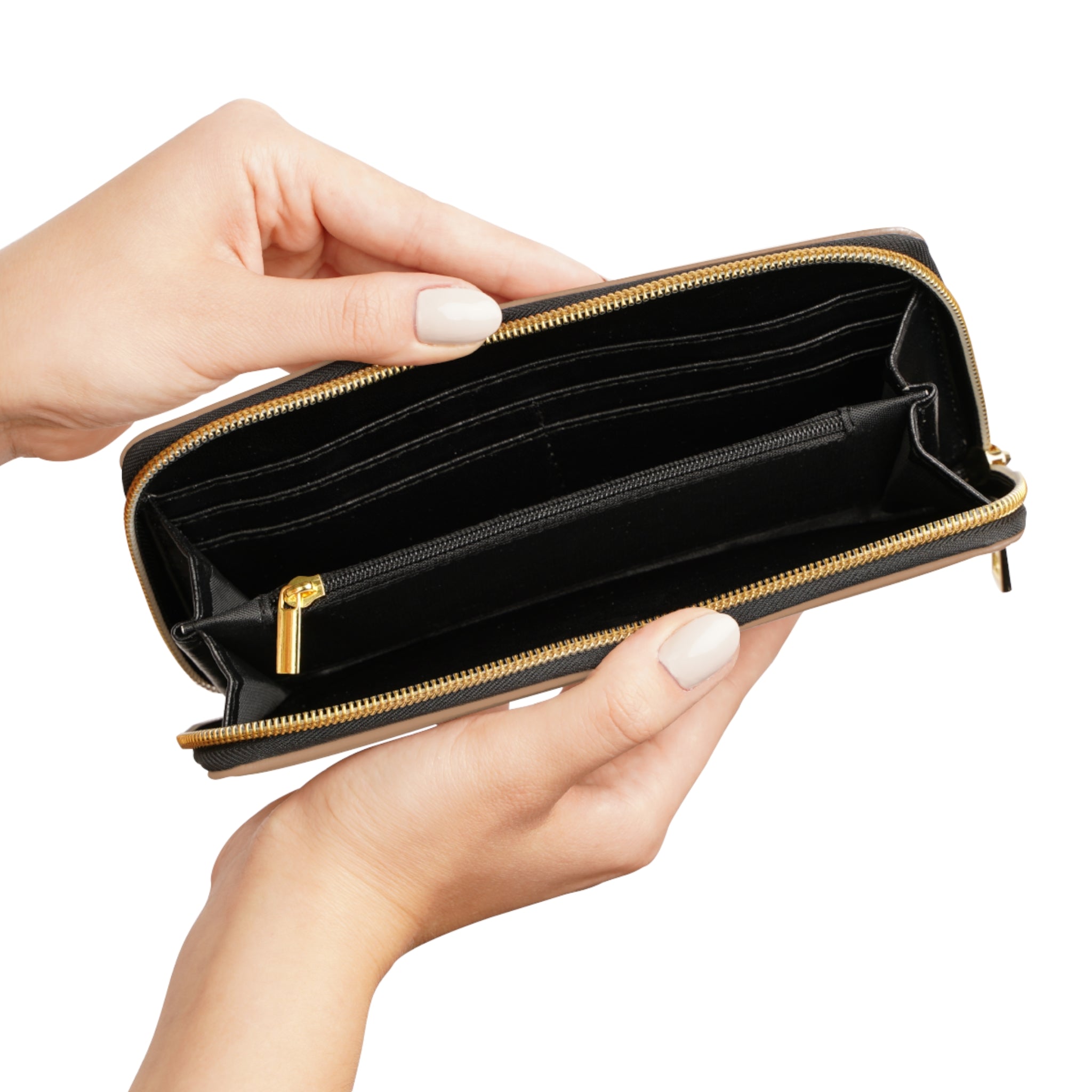 Carry It With Purpose – Faux Leather Zipper Wallet