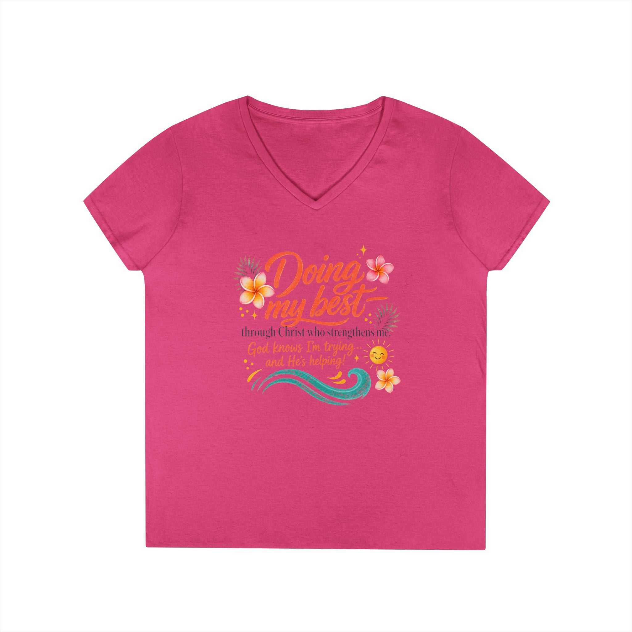 Ladies' V-Neck T-Shirt