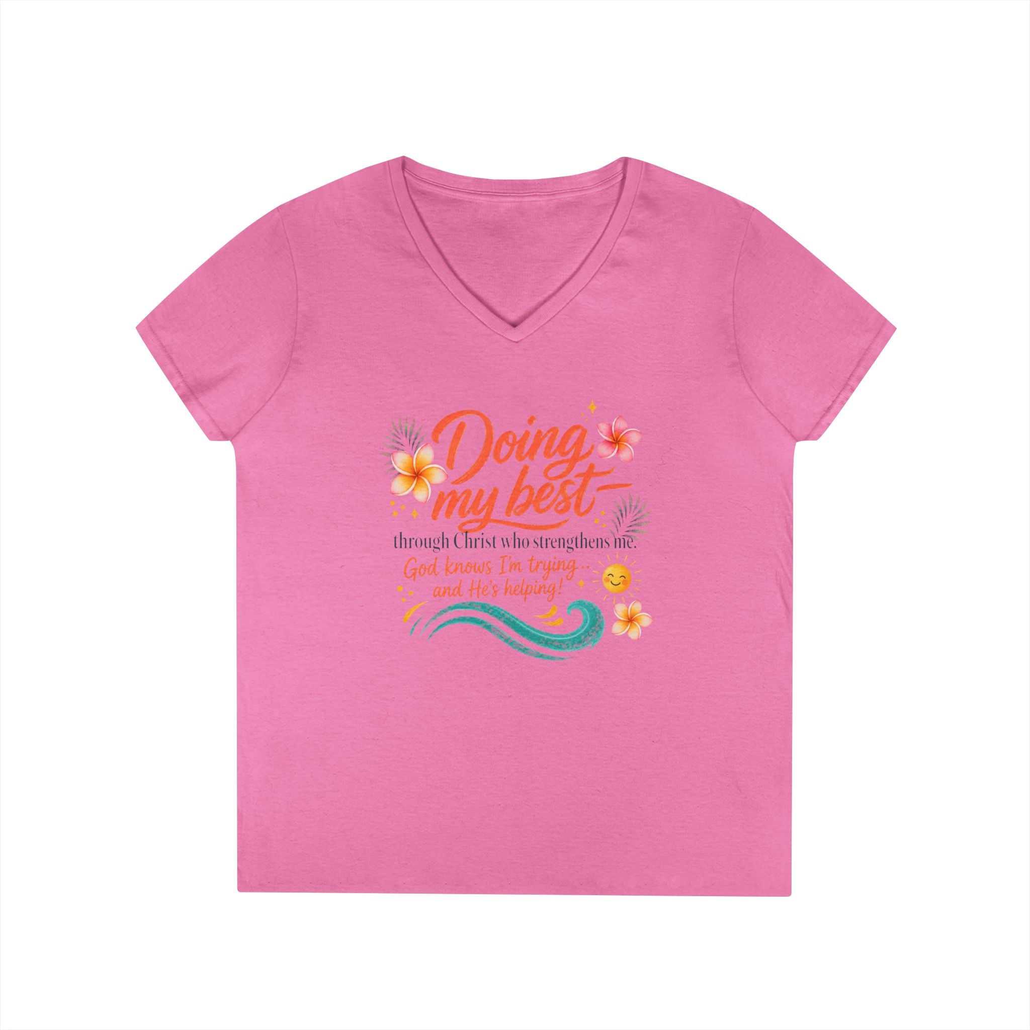 Ladies' V-Neck T-Shirt