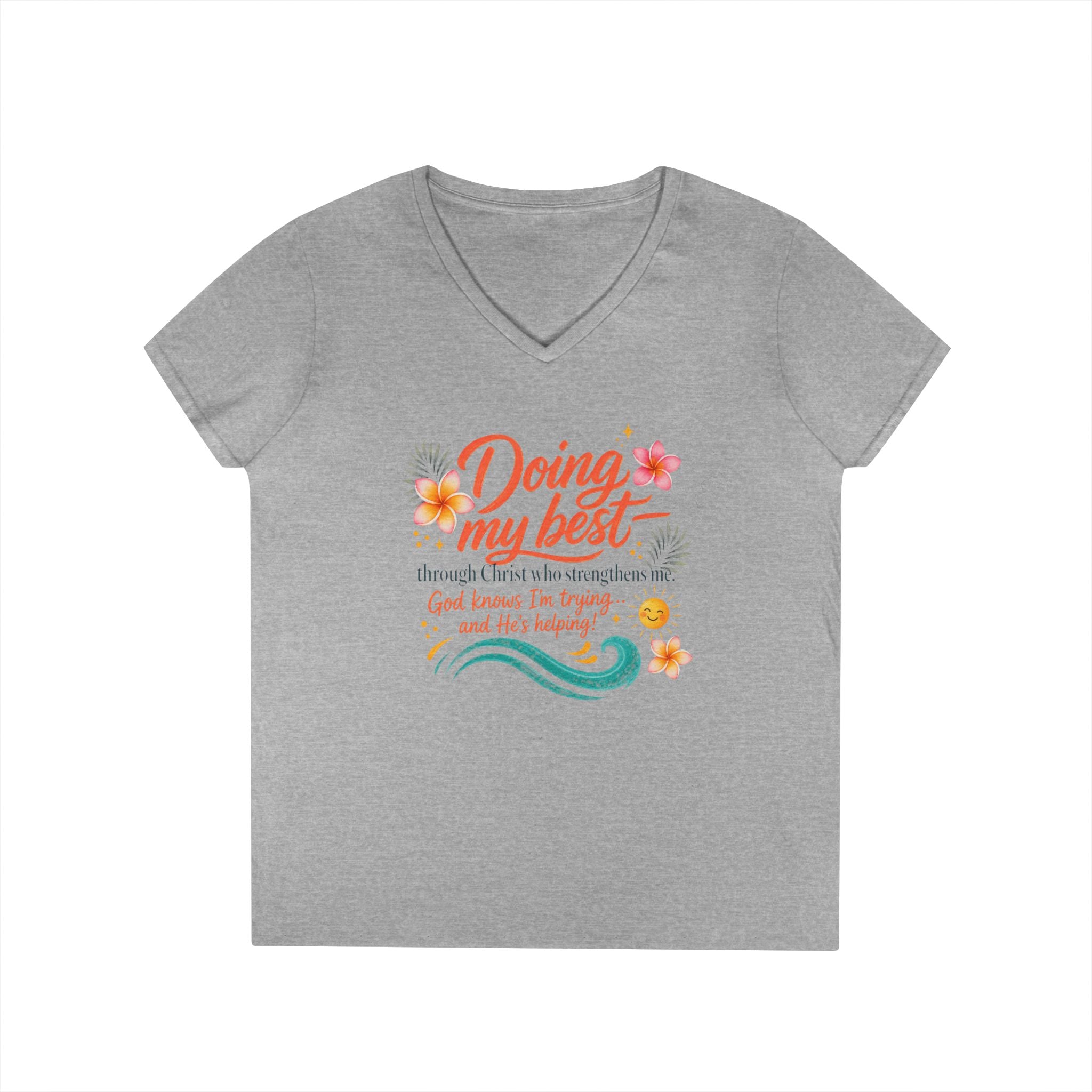 Ladies' V-Neck T-Shirt