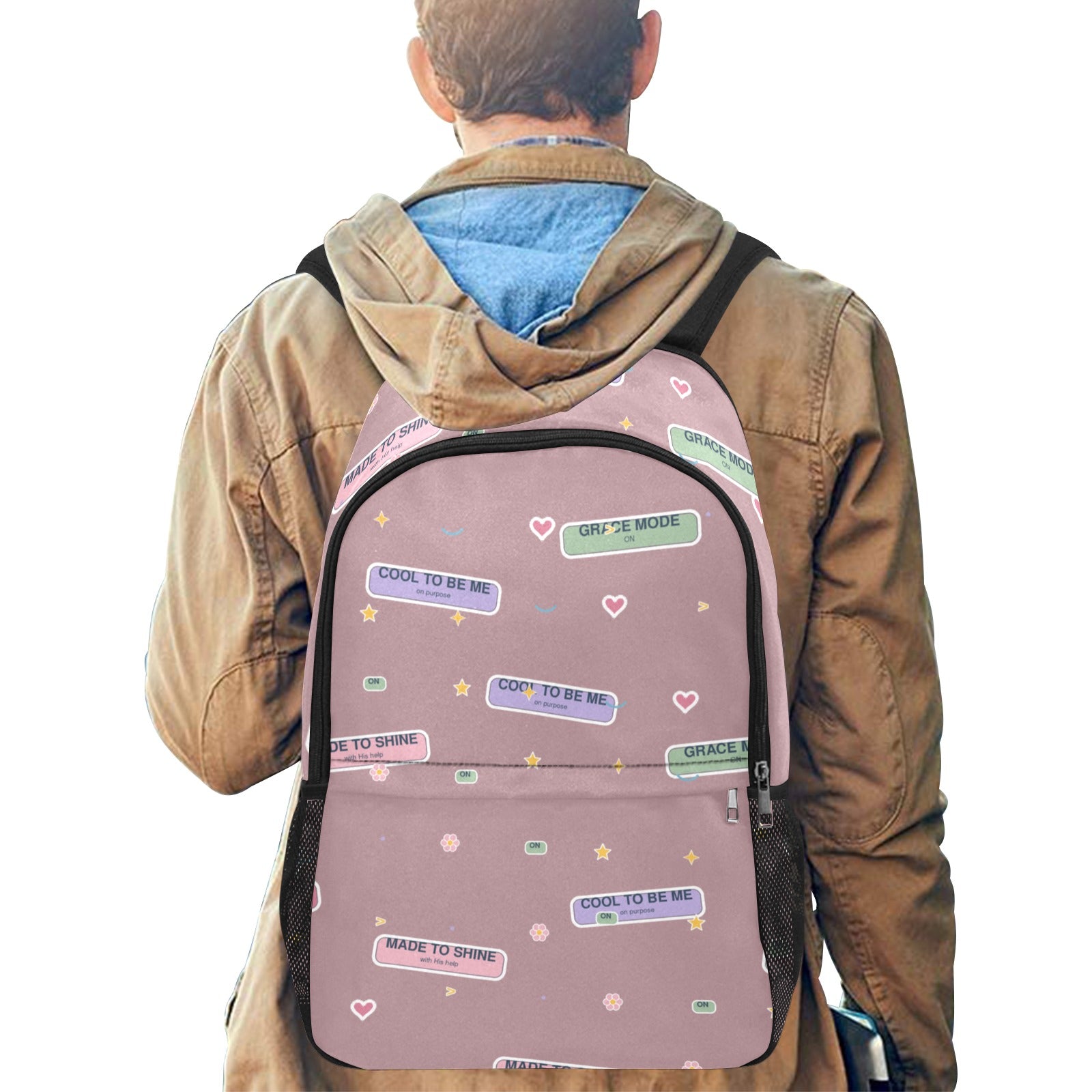 Grace Mode Dusty Rose Backpack – Cool to Be Me