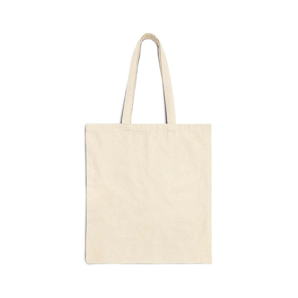 Woven Spirit Cross Sunset Tote Bag | Canvas Scripture Art