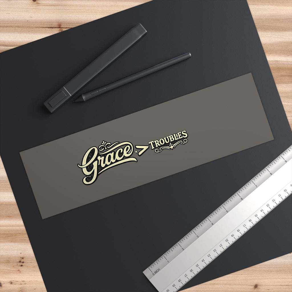 Grace & Inspiration Bumper Sticker bag or accessory from Shine Brighter Grace