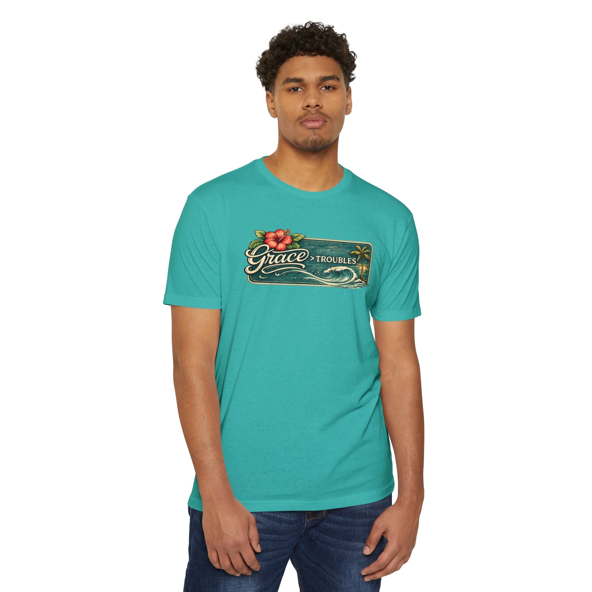 Hawaiian Grace Tee – Unisex CVC