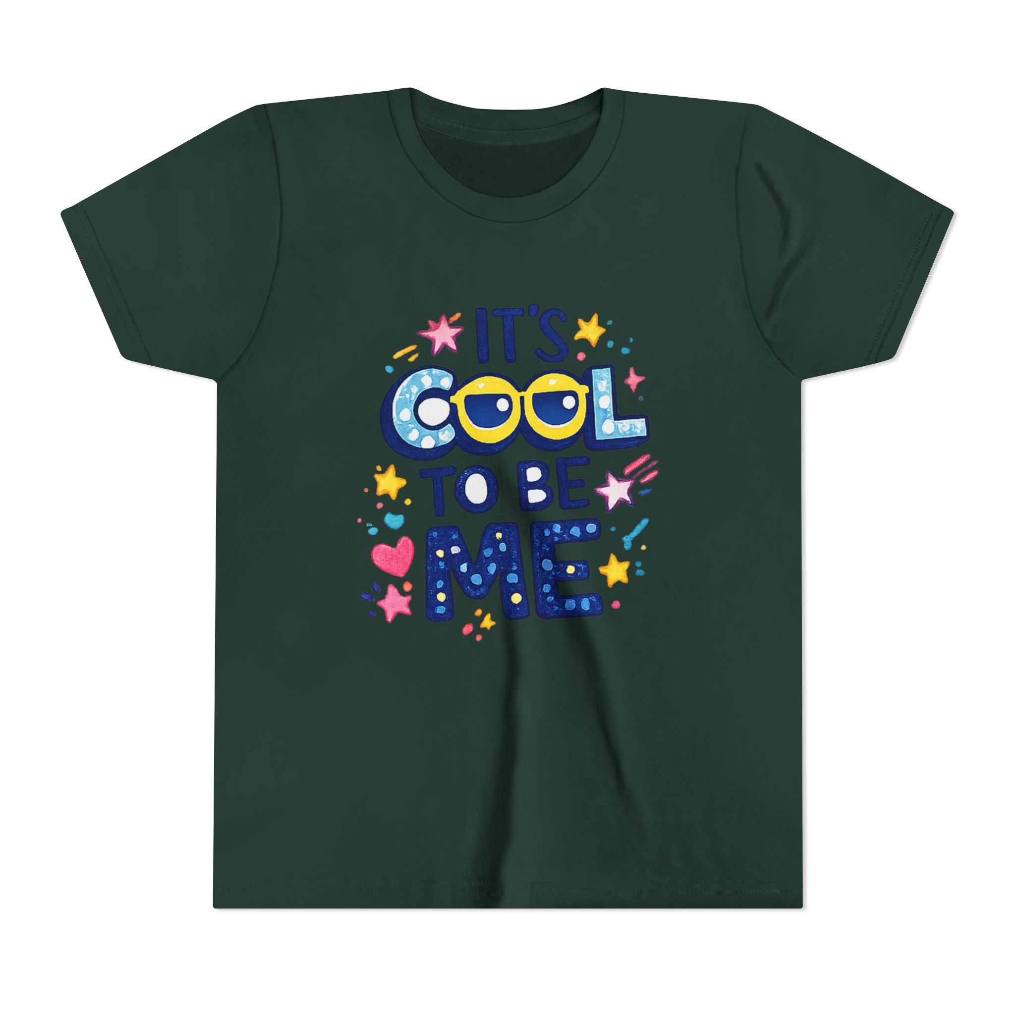 It's Cool To Be Me Youth Tee | Positive Kids Graphic Shirt