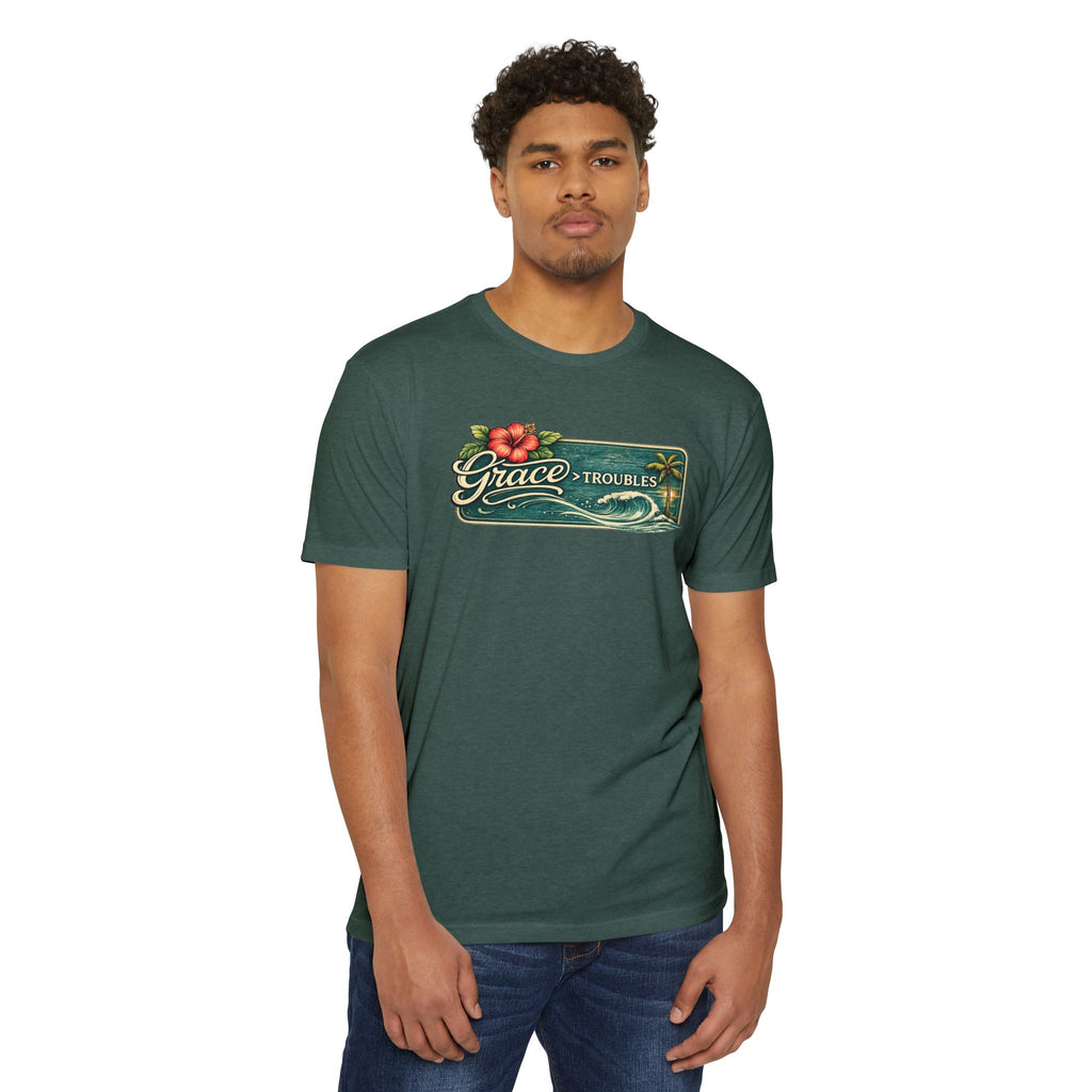 Hawaiian Grace Tee – Unisex CVC