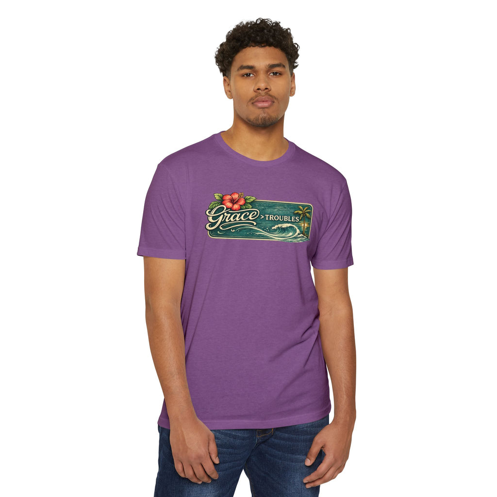 Hawaiian Grace Tee – Unisex CVC