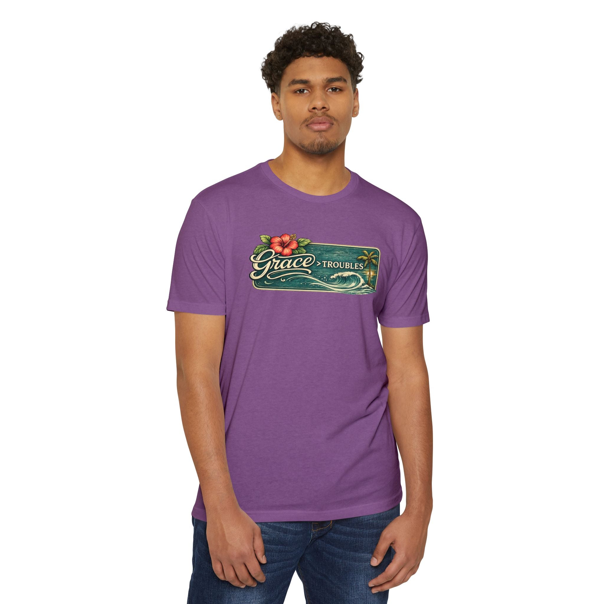 Hawaiian Grace Tee – Unisex CVC