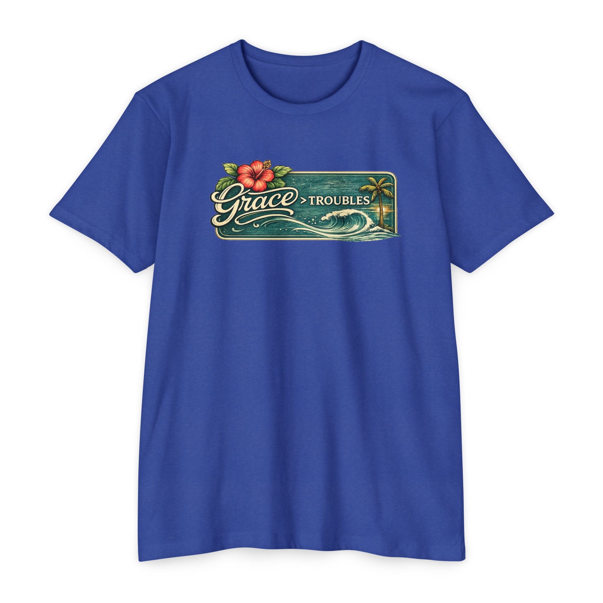 Hawaiian Grace Tee – Unisex CVC