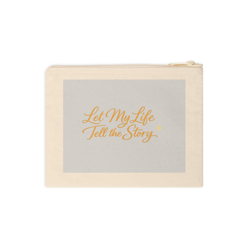 Let My Life Tell the Story Wristlet – Faith Zipper Pouch