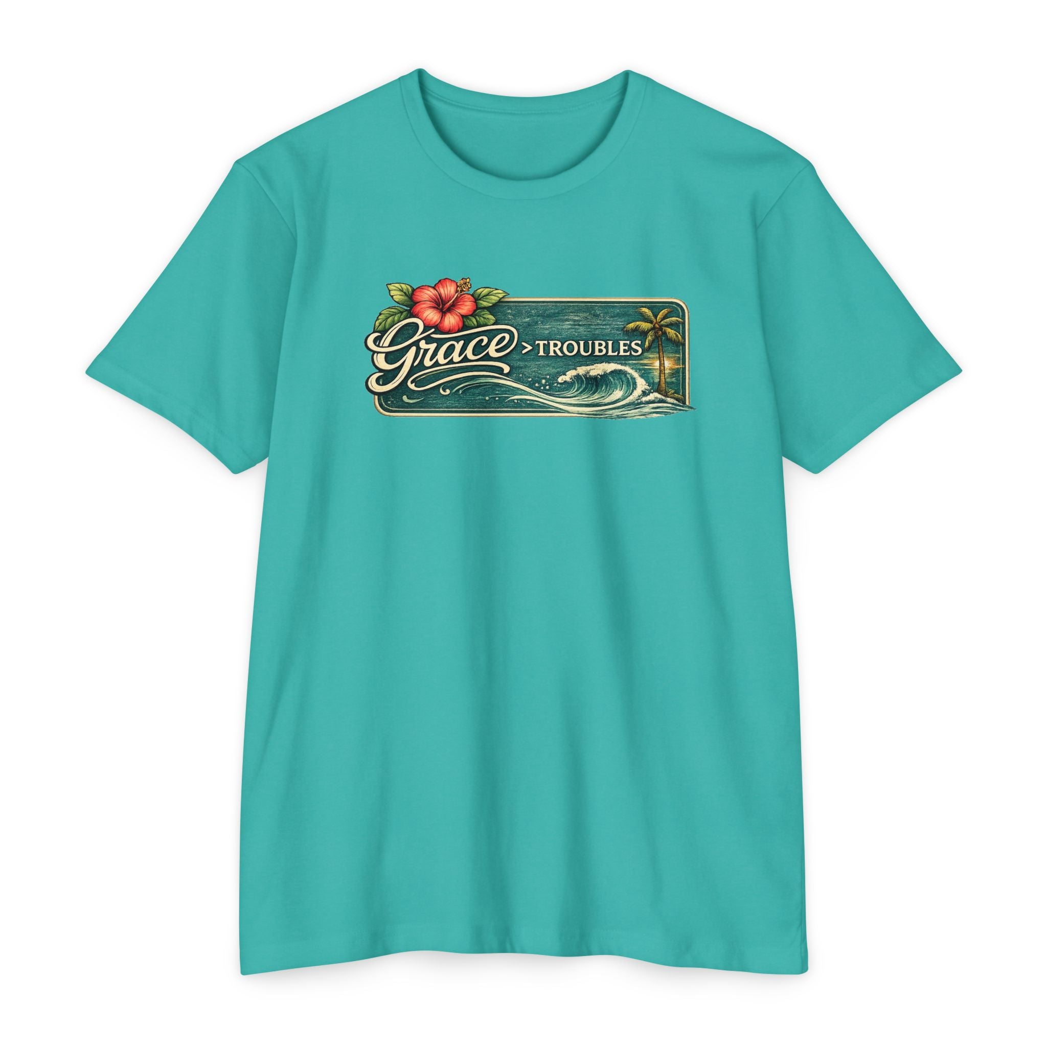 Hawaiian Grace Tee – Unisex CVC