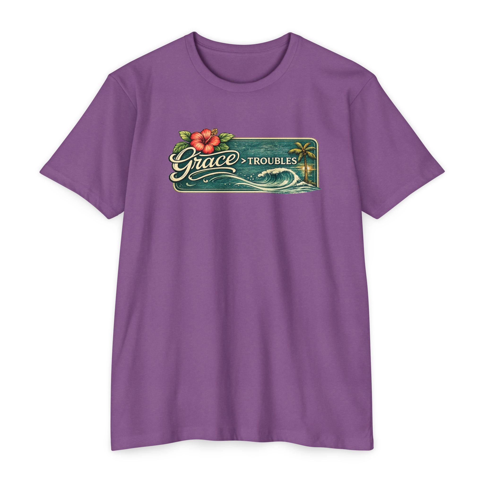 Hawaiian Grace Tee – Unisex CVC