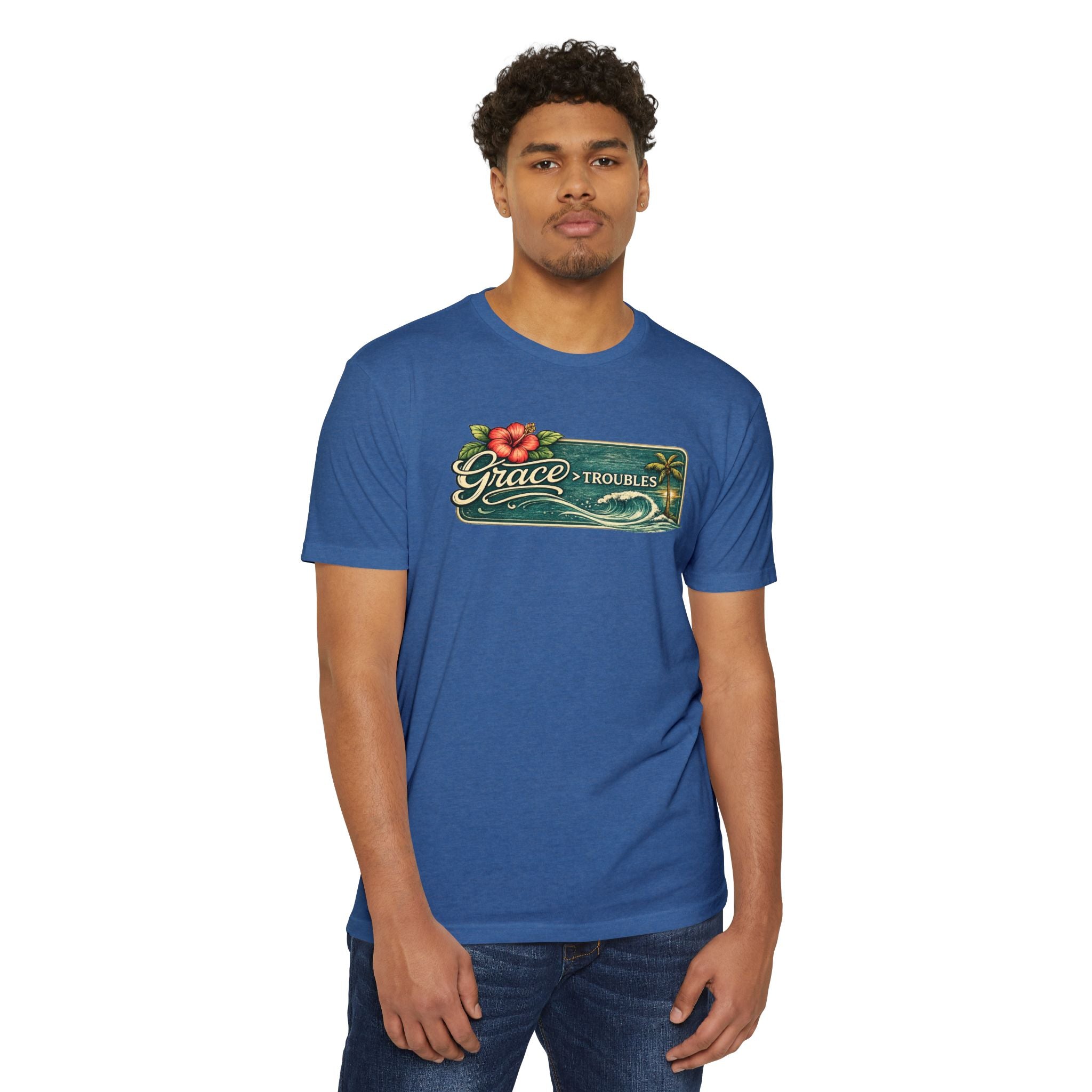Hawaiian Grace Tee – Unisex CVC