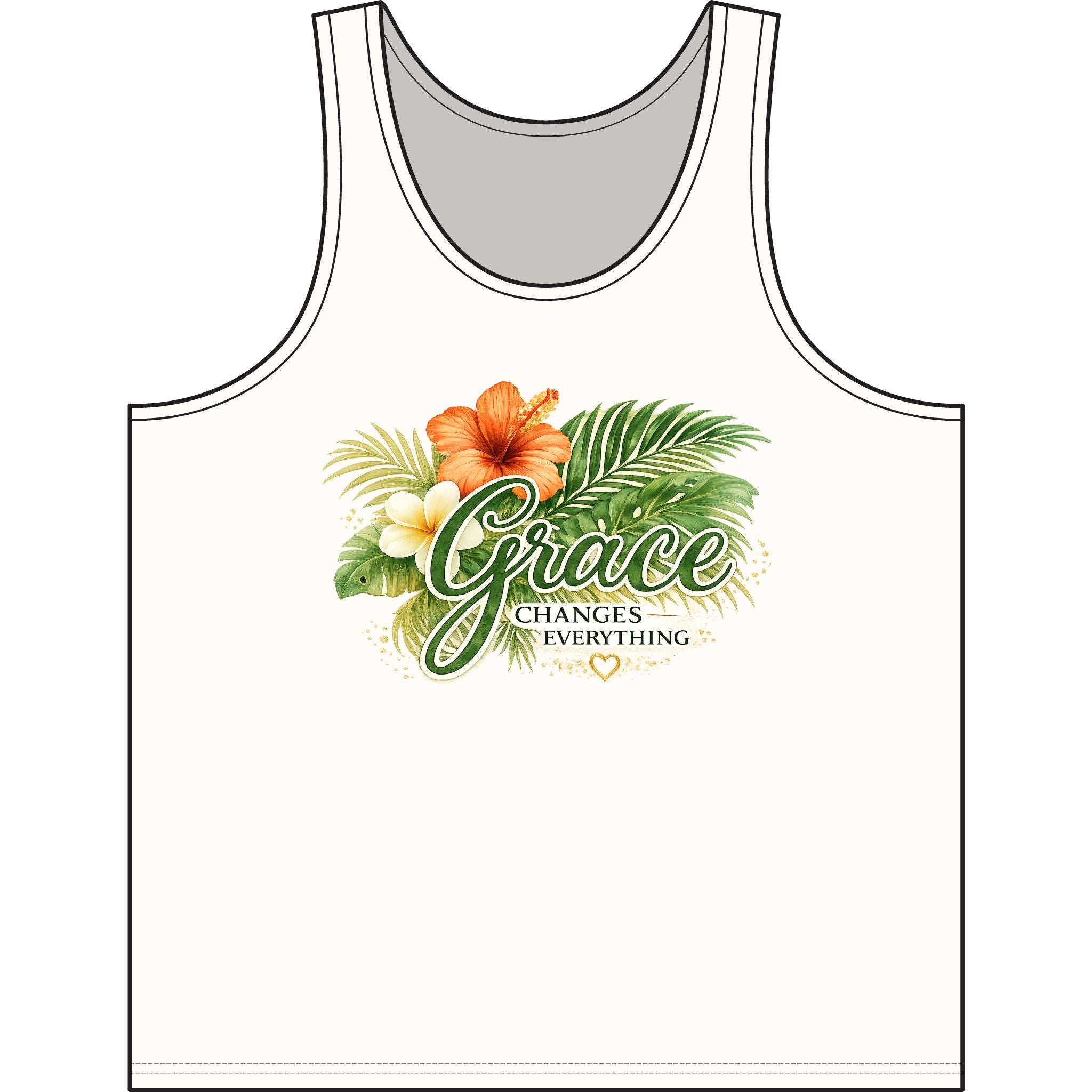 Grace Changes Everything Tropical Tank Top