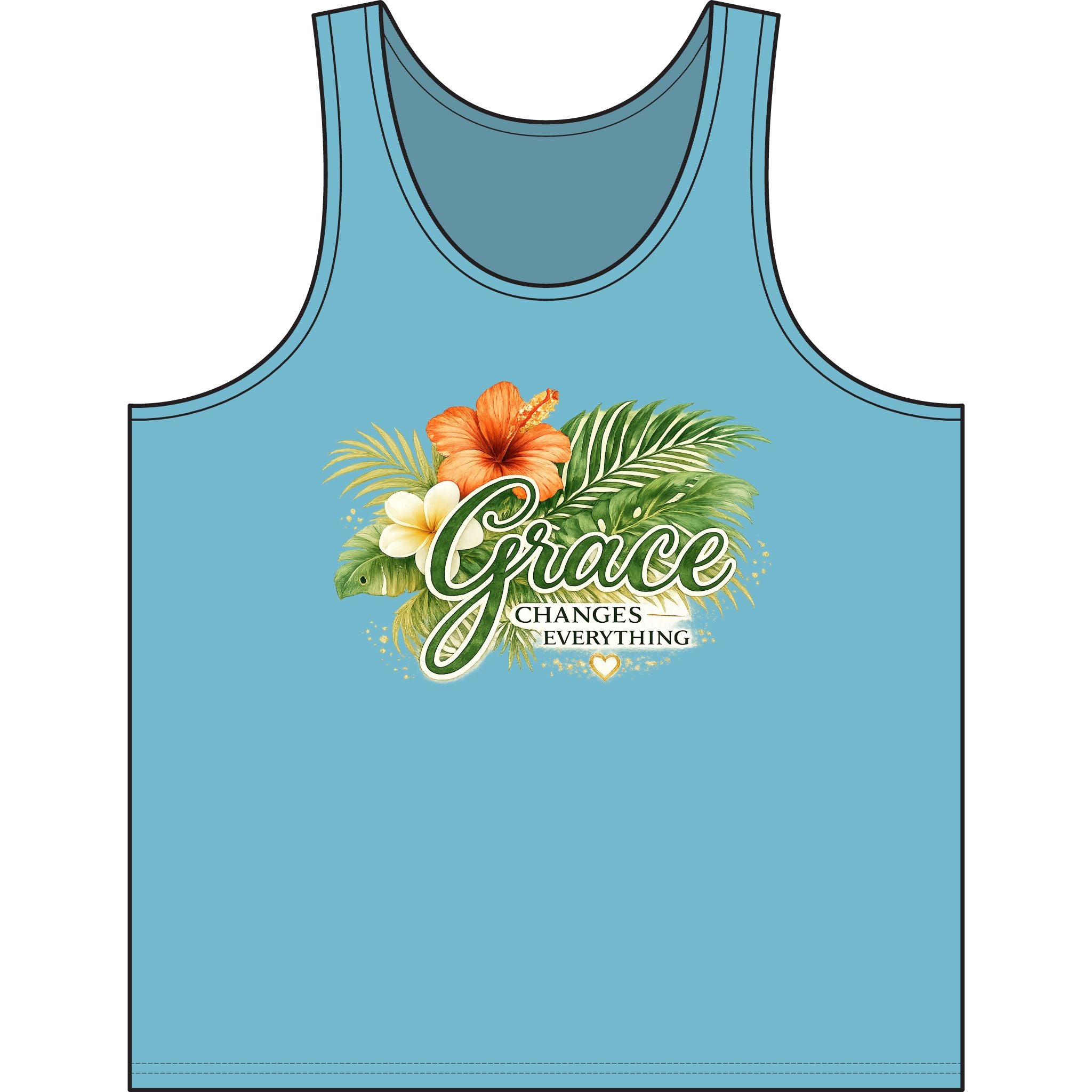 Grace Changes Everything Tropical Tank Top