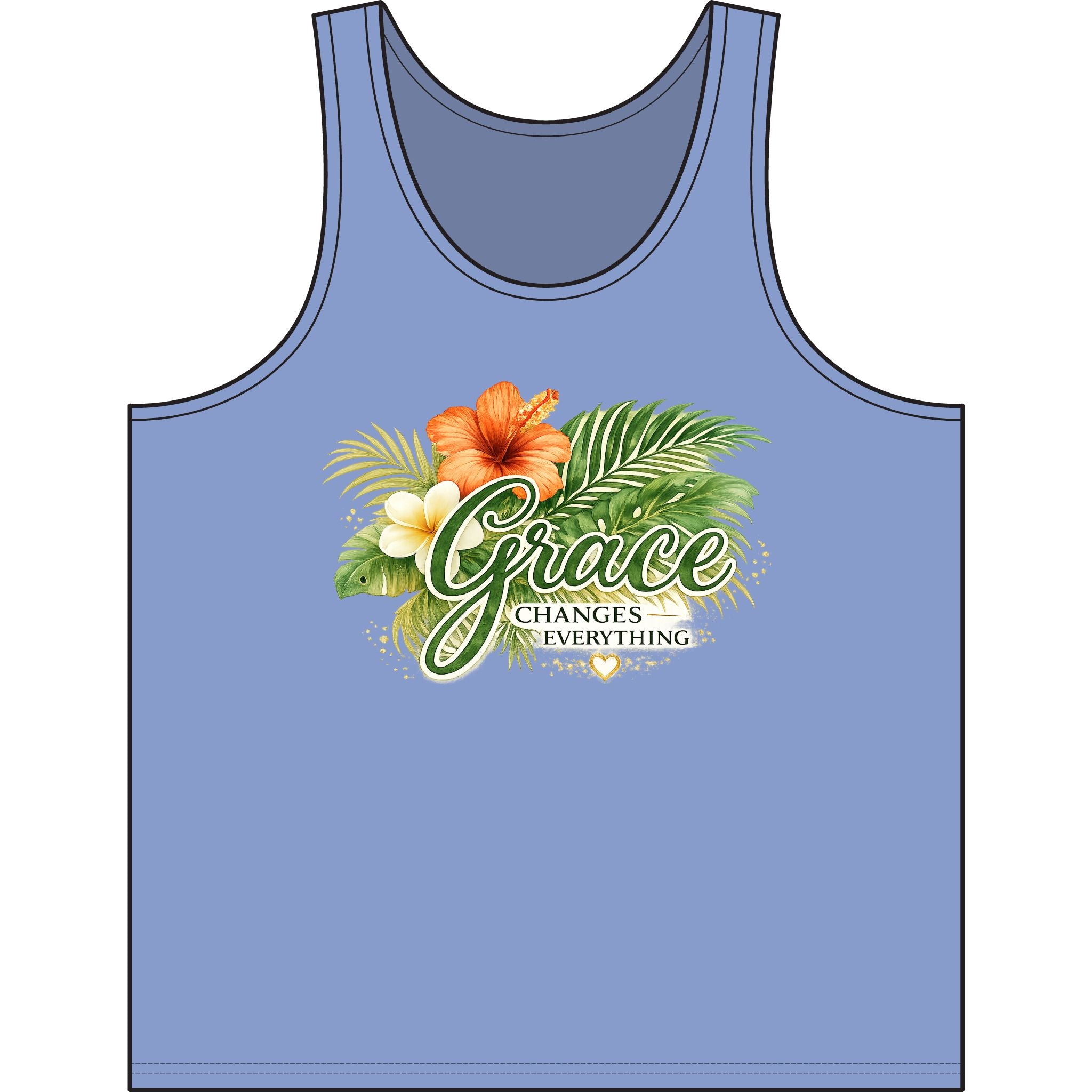 Grace Changes Everything Tropical Tank Top