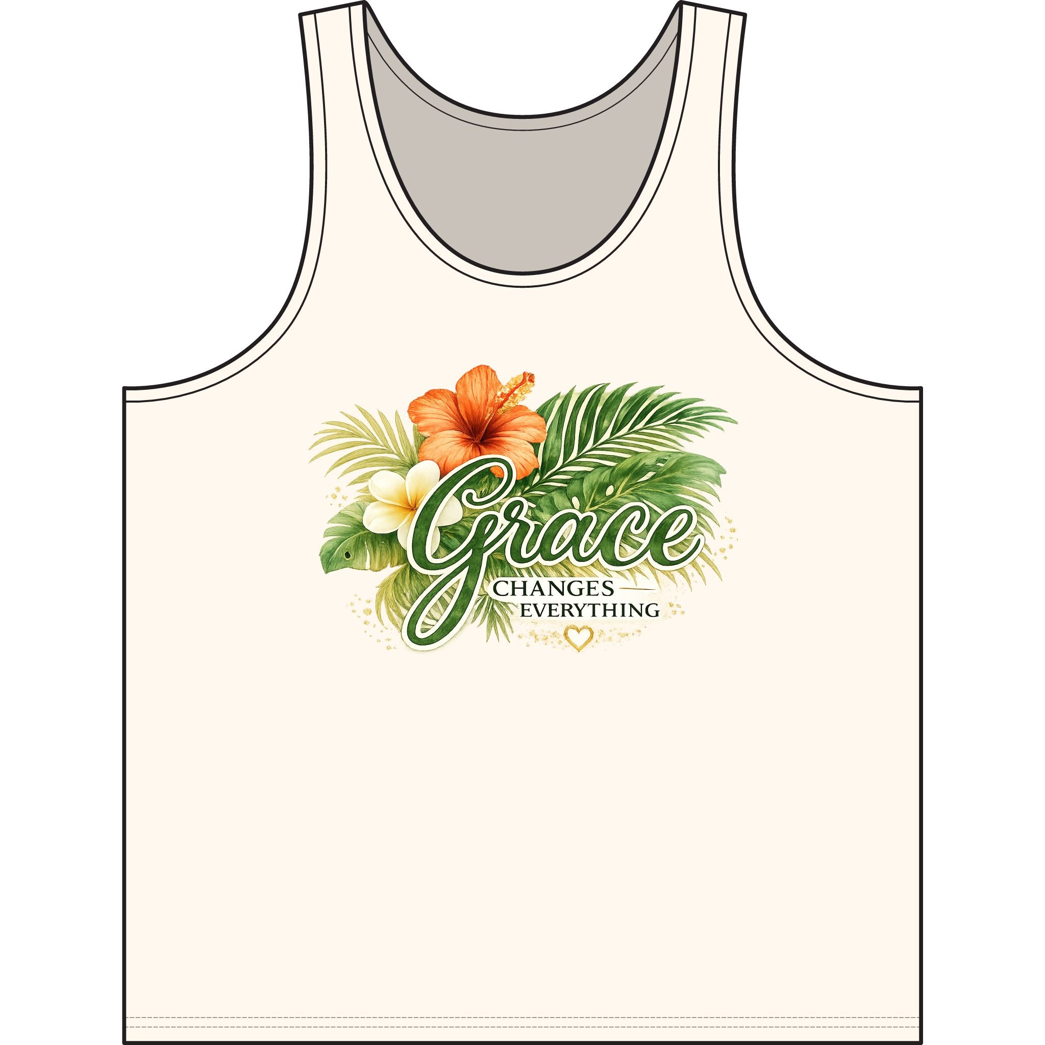 Grace Changes Everything Tropical Tank Top