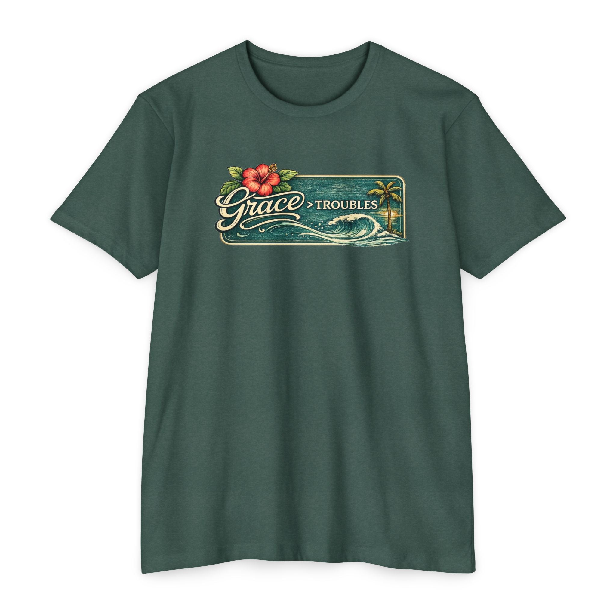 Hawaiian Grace Tee – Unisex CVC