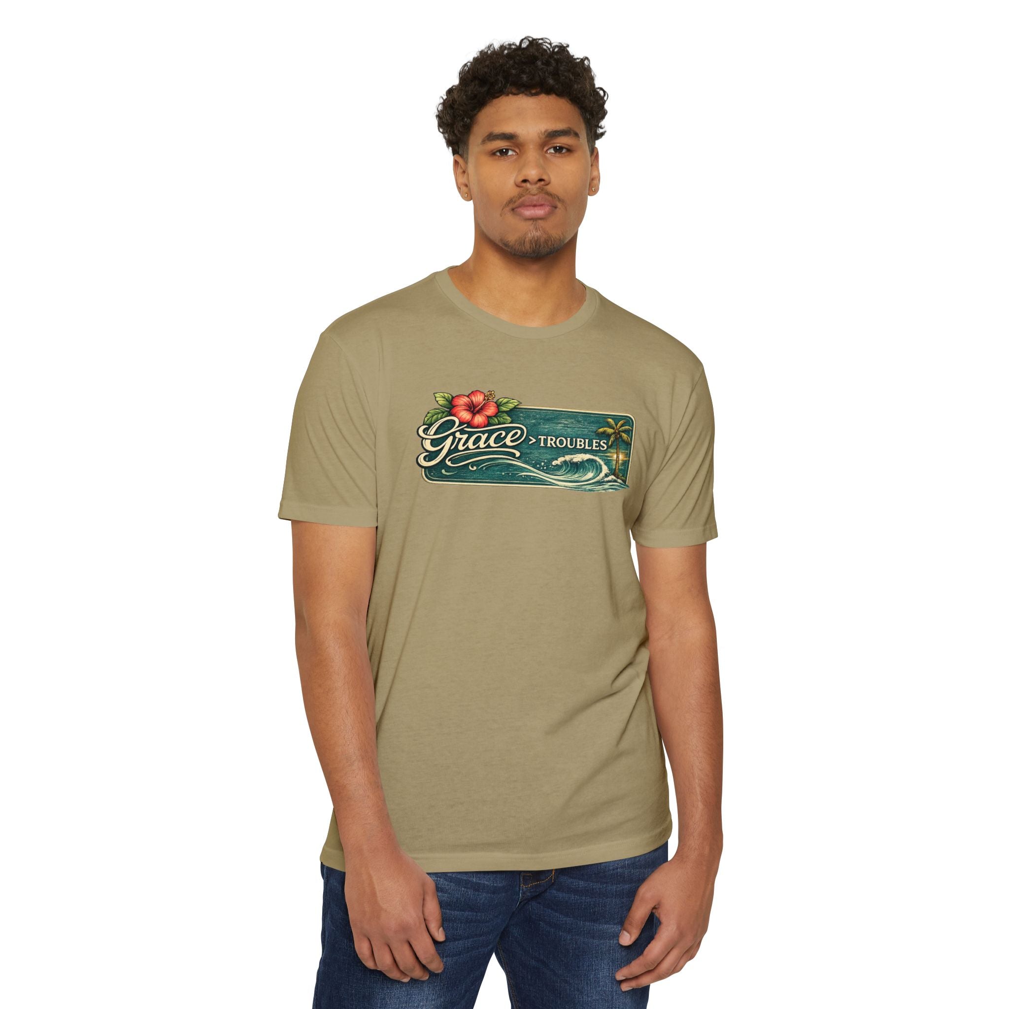 Hawaiian Grace Tee – Unisex CVC