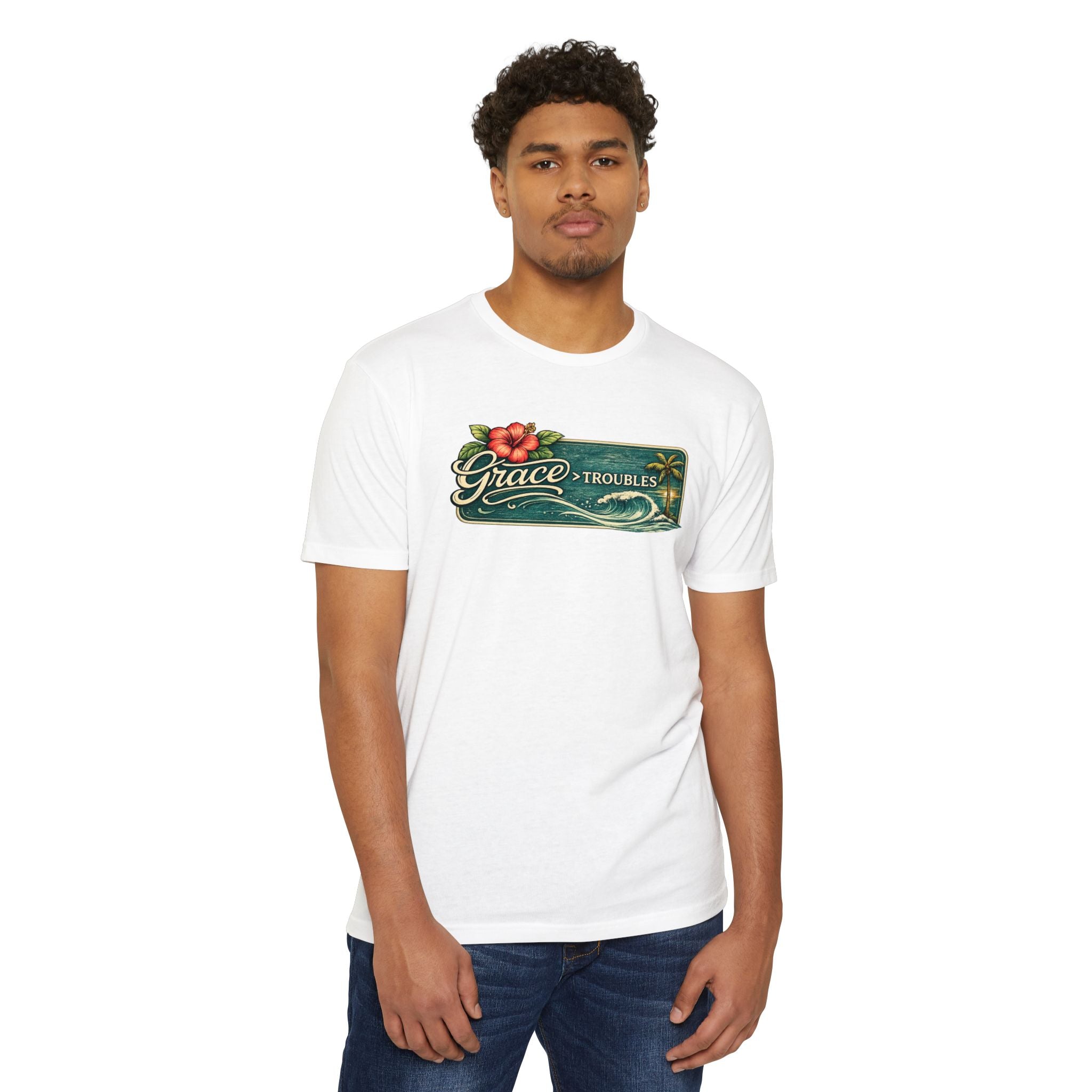 Hawaiian Grace Tee – Unisex CVC