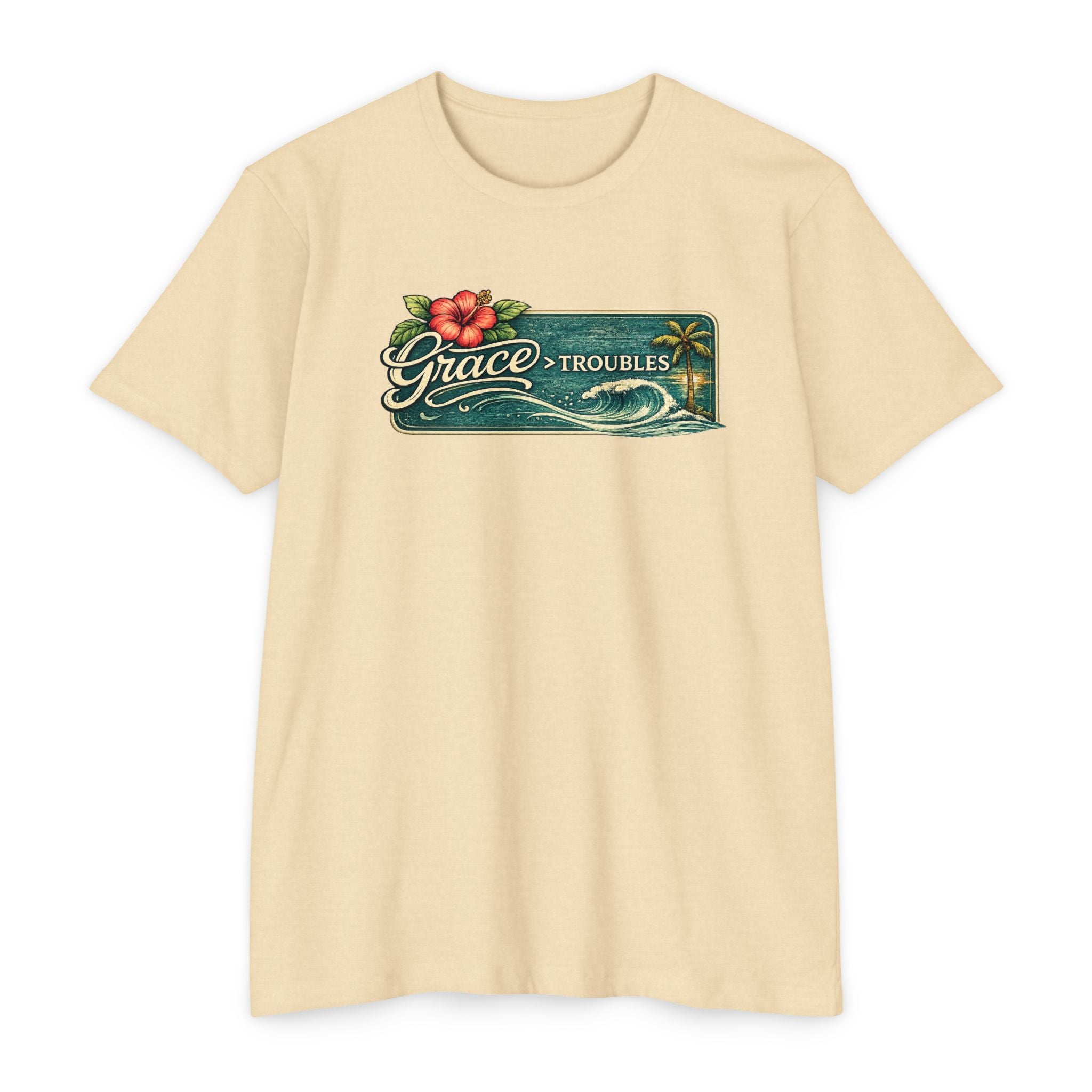 Hawaiian Grace Tee – Unisex CVC