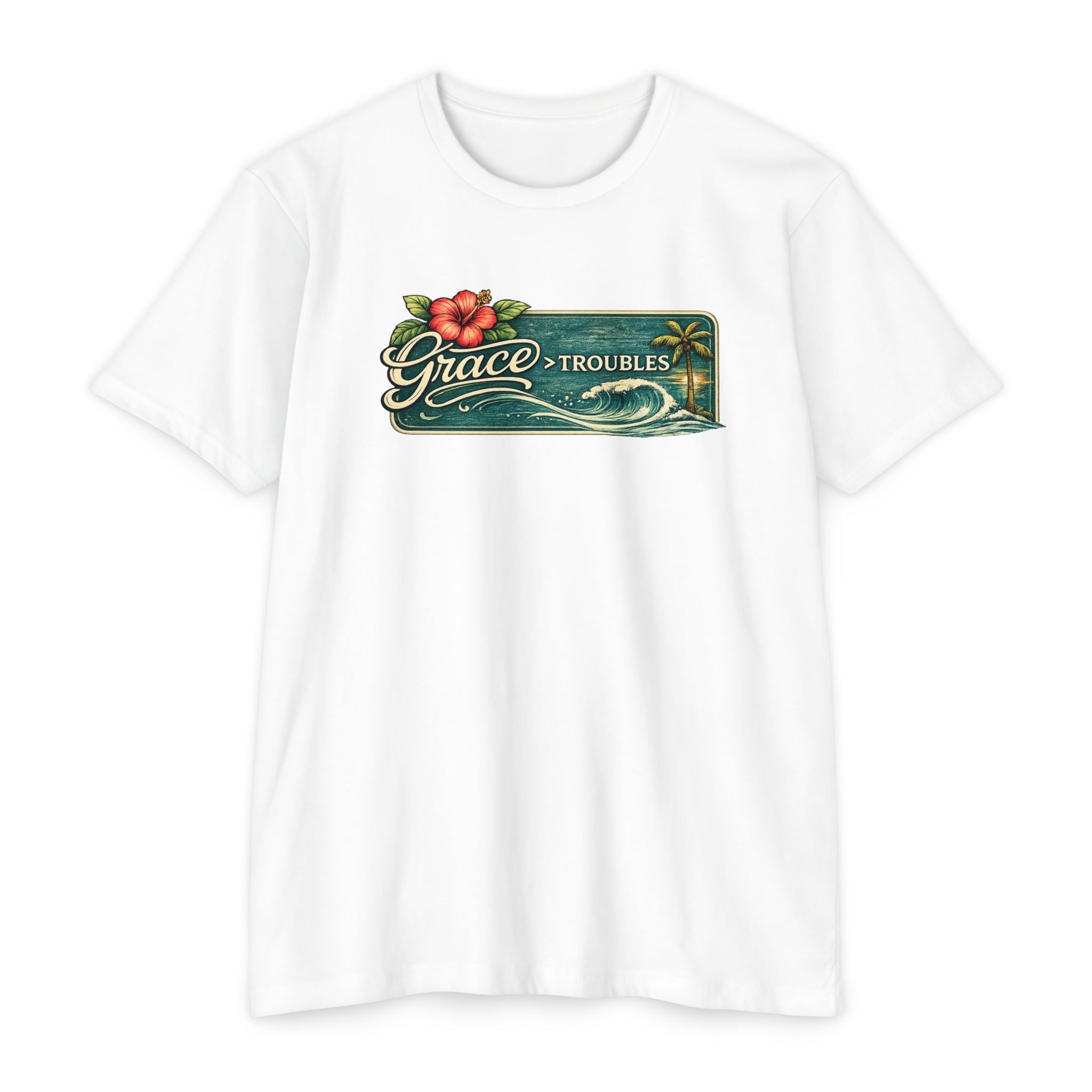Hawaiian Grace Tee – Unisex CVC