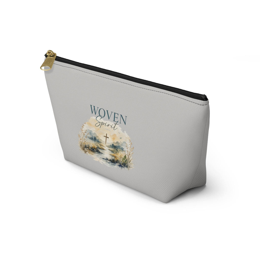 Grace Quote Makeup Bag – Travel Pouch (8"W × 5"H × 3"D) bag or accessory from Shine Brighter Grace