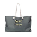 Weekender Tote Bag – Spun Polyester Travel Tote with Rope Handles